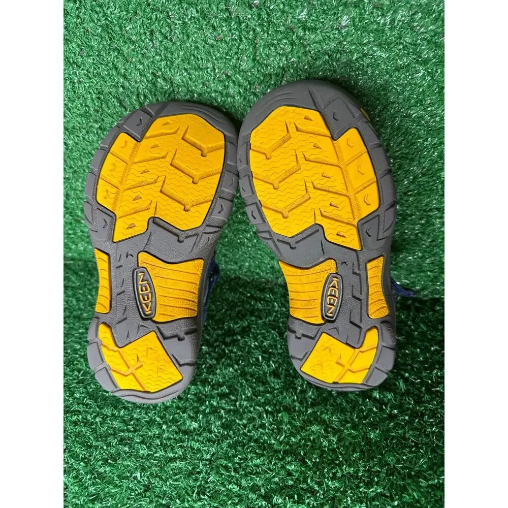 KEEN Newport H2 Kids Sandals Blue Depths Gargoyle Water Hiking Shoes Unisex Sz 1